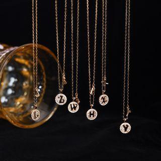 Alphabet Pendant Necklace (various Designs)