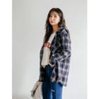 Hooded Flannel Shirt