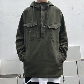 Cargo Henley Hoodie