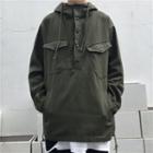 Cargo Henley Hoodie