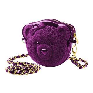 Bow Bear 3d Handbag  Titanic Red - One Size