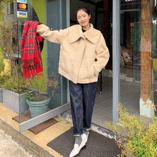 Fleece-lined Indigo Boyfriend Jeans