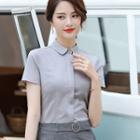 Short-sleeve Blouse / Slim-fit Dress Pants / Mini Pencil Skirt