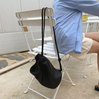 Genuine Leather Bucket Shoulder Bag