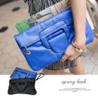 Faux-leather Clutches