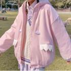 Cartoon Zip Hoodie