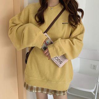 Long-sleeve Sweatshirt Yellow - One Size