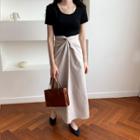 Twisted Maxi Skirt