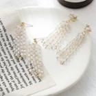 Fringed Drop Earring / Clip-on Earring