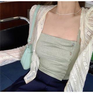 Button-up Camisole Top / Cardigan