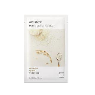 Innisfree - My Real Squeeze Mask Ex - 14 Types Rice