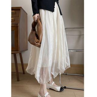 Asymmetrical Overlay Skirt