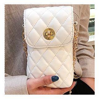Quilted Twist Lock Sling Bag