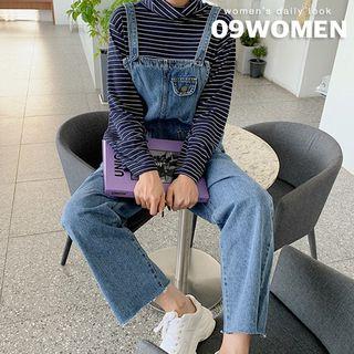 Pocket-detail Wide-leg Jumper Jeans