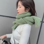 Avocado Embroidered Scarf