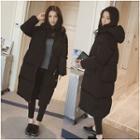 Couple Matching Hooded Padded Buttoned Coat