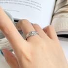 Sterling Silver Irregular Open Ring K791 - Silver - One Size