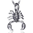 Stainless Steel Scorpion Pendant Necklace