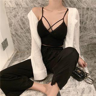Camisole Top / Shirt / Wide Leg Pants