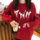 Animal Knit Sweater (dog / Penguin)