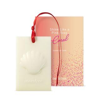 Innisfree - Scented Wax Tablet Jeju Coral Collection - 2 Types Pink Rosy Coral