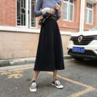 High-waist Loose Fit A-line Skirt