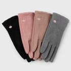 Strawberry Fleece Lined Touchscreen Gloves