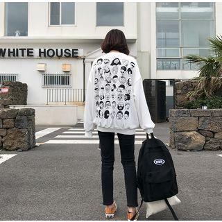 Printed Long Sleeve Sweatshirt