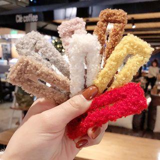 Fluffy Barrette (various Colors)