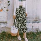 Daisy Print Maxi Skirt