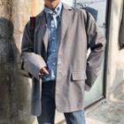 Loose-fit Long Blazer