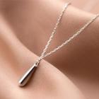 Waterdrop 925 Sterling Silver Necklace Silver - One Size