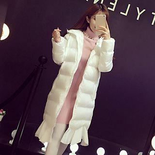 Ruffle Padded Coat