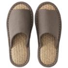 Malay Grass Linen Open Toe Slippers (xl) 1 Pair