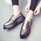 Platform Pointed Loafers