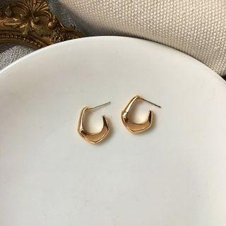 Hoop Earring 1 Pair - S925silver Earrings - One Size