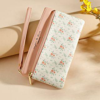 Flower Print Coin Purse