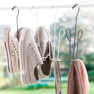 Set Of 2: Alloy Shoe Hanger