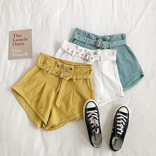 Plain Denim Hot Pants