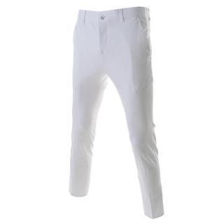 Flat-front Skinny Pants