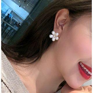 Faux Peal Earring 1 Pair - Gold - One Size