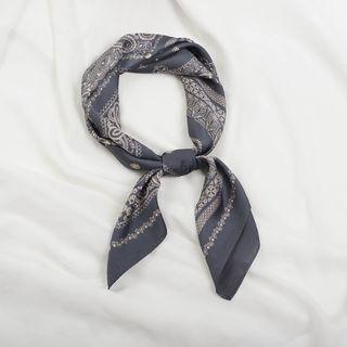 Printed Scarf Gray - One Size