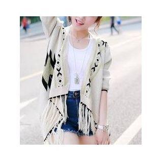 Fringe Knit Jacket
