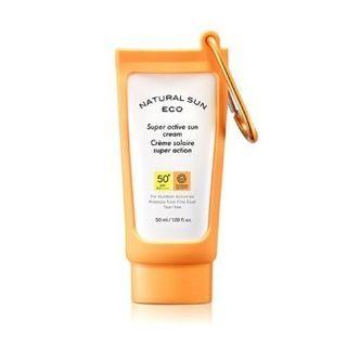 The Face Shop - Natural Sun Eco Super Active Sun Cream Set 2 Pcs