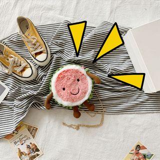 Watermelon Circle Crossbody Bag Watermelon - One Size
