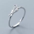 925 Sterling Silver Knot Ring S925 Silver - Ring - One Size
