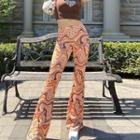 Tie-dye Boot-cut Pants