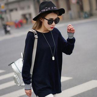 Striped Cuff Sweater