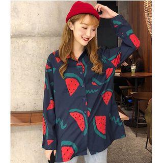 Watermelon Print Shirt