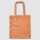 1 Paragraph Canvas Shopper Bag Apricot - One Size